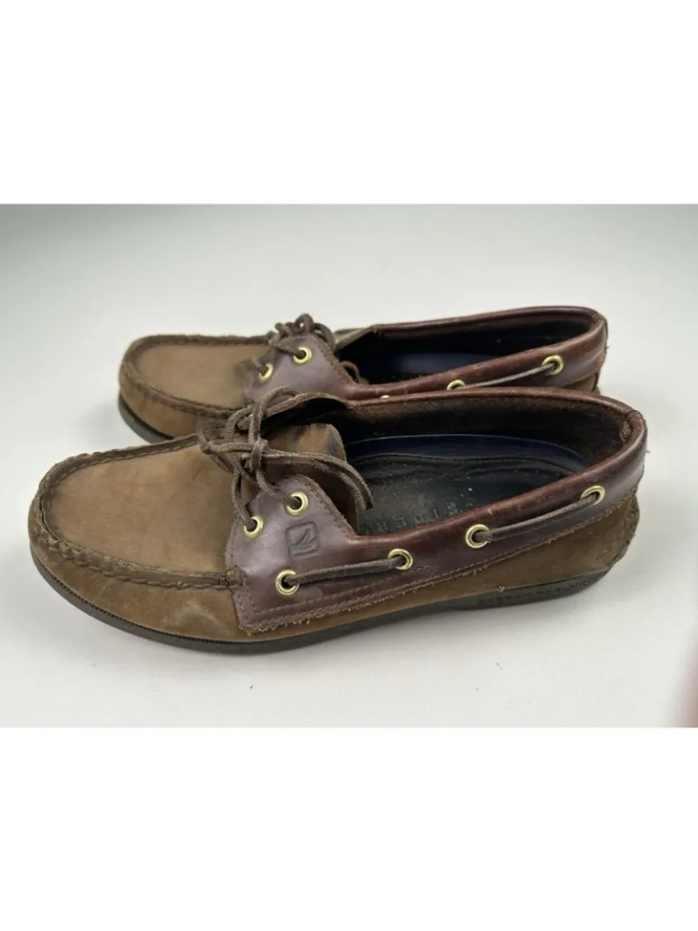 Sperry Men's Top Sider 0195412 Authentic Original 2-Eye Boat Shoe Brown Buck 8.5